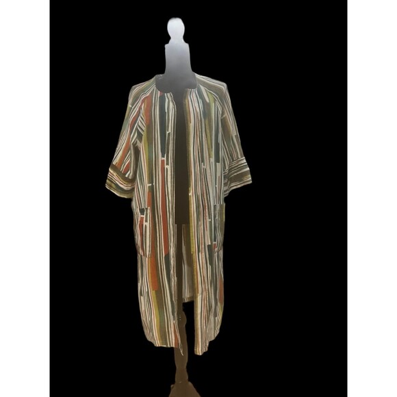 Bohemian Kimono Multi Colored, Size L - Picture 1 of 9